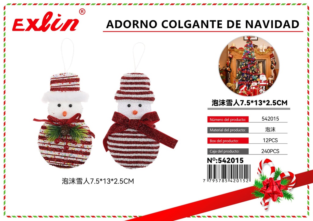[542015] CHRISTMAS HANGING ORNAMENT