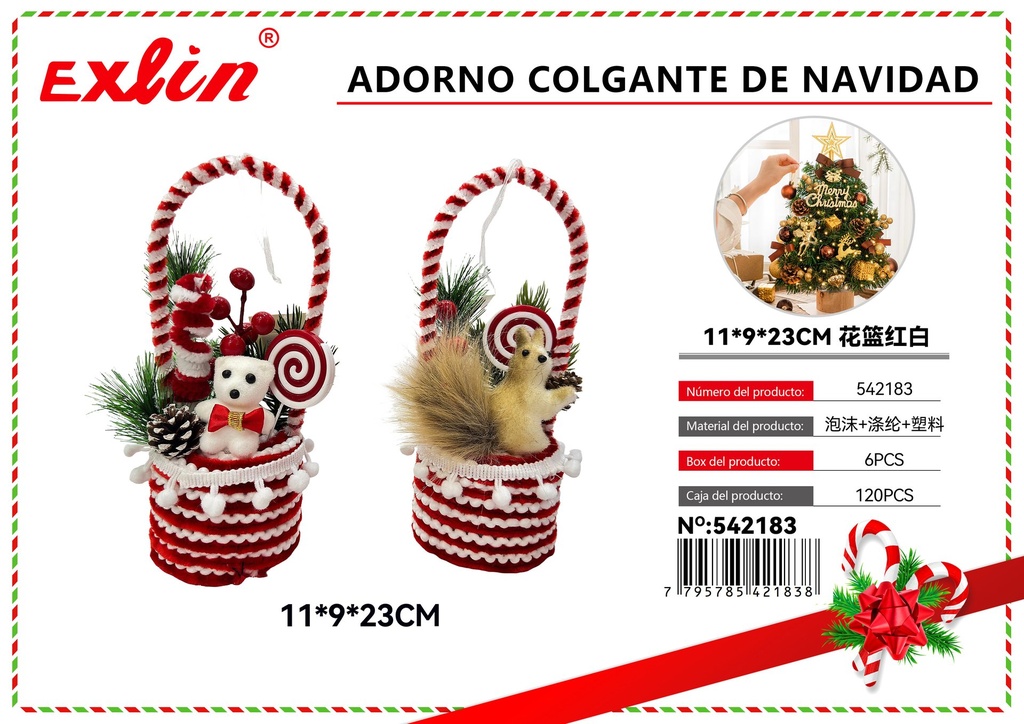 [542183] ADORNO COLGANTE DE NAVIDAD