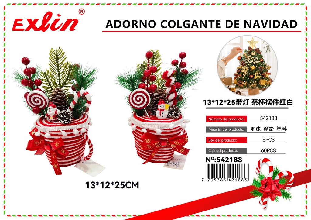 [542188] ADORNO COLGANTE DE NAVIDAD