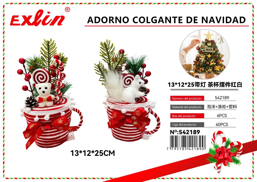 [542189] ADORNO COLGANTE DE NAVIDAD