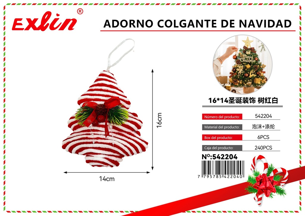 [542204] ADORNO COLGANTE DE NAVIDAD