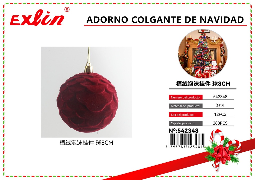 [542348] ADORNO COLGANTE DE NAVIDAD