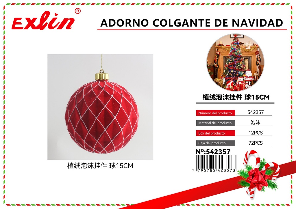 [542357] ADORNO COLGANTE DE NAVIDAD