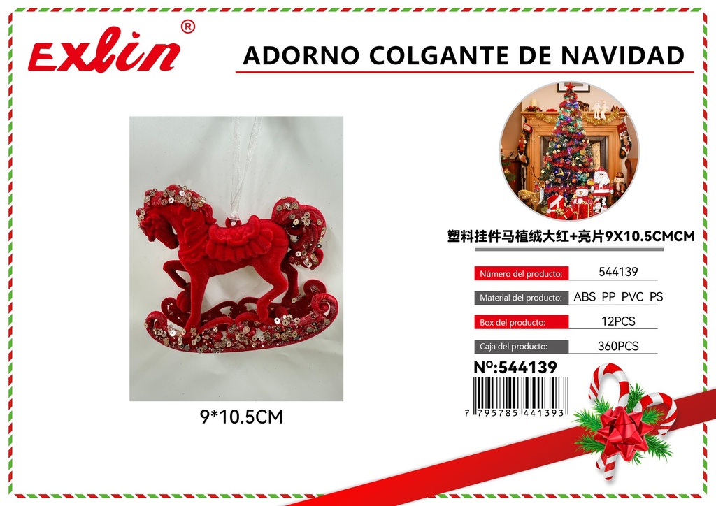 [544139] ADORNO COLGANTE DE NAVIDAD