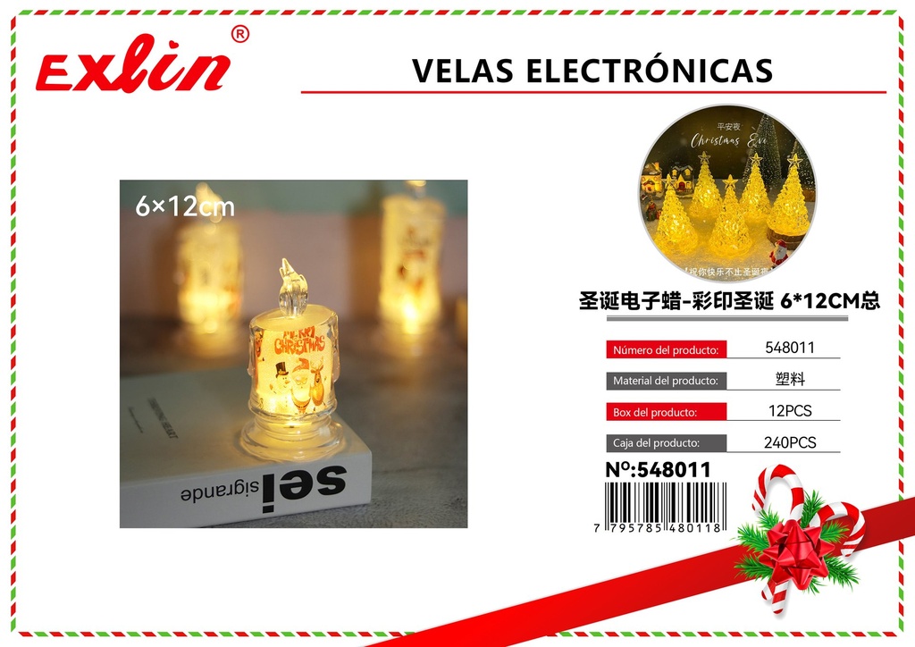 [548011] Velas electrónicas