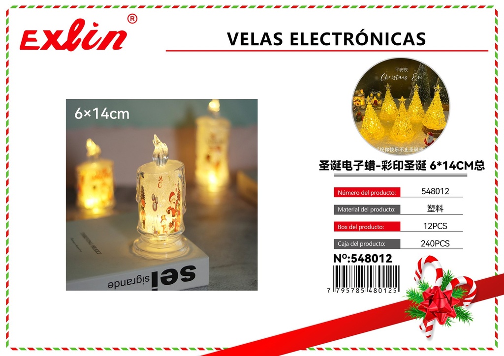 [548012] Velas electrónicas