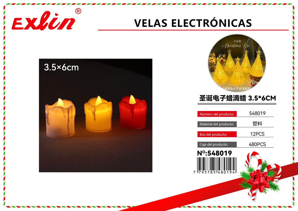 [548019] Velas electrónicas