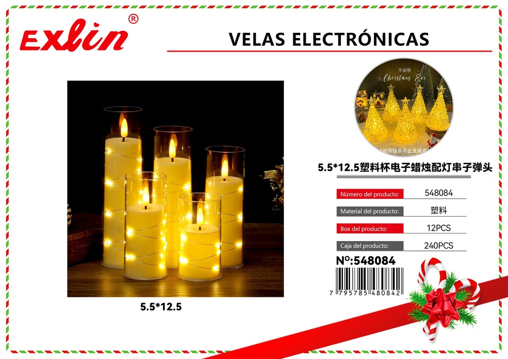 [548084] Velas electrónicas