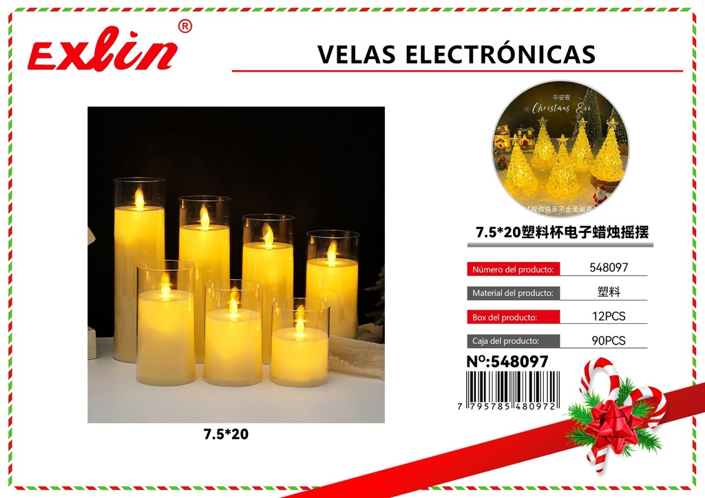 [548097] Velas electrónicas