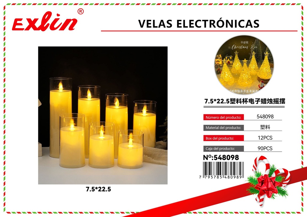 [548098] Velas electrónicas