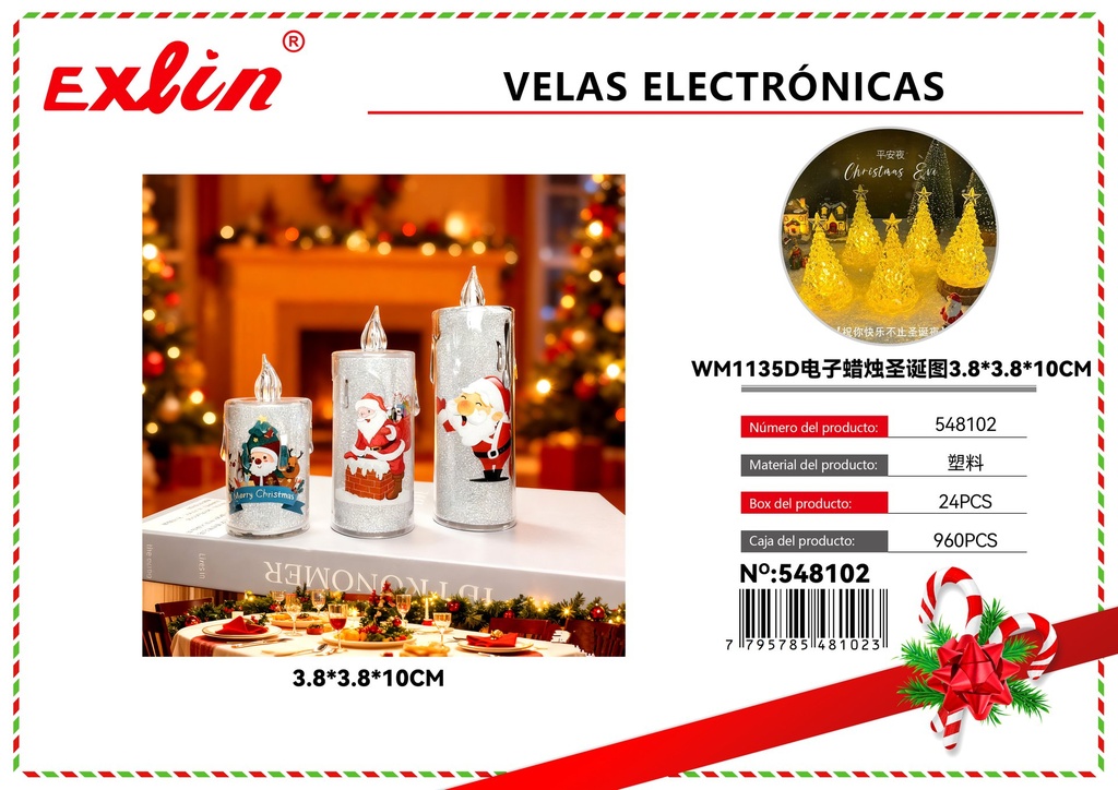 [548102] Velas electrónicas