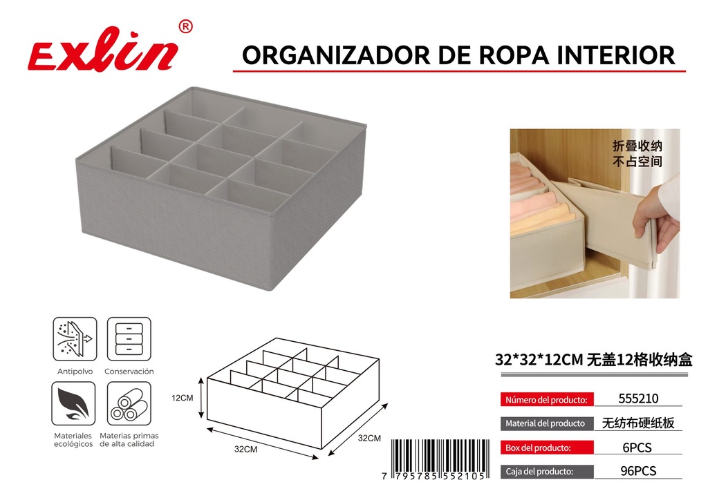 [555210] Organizador de ropa interior