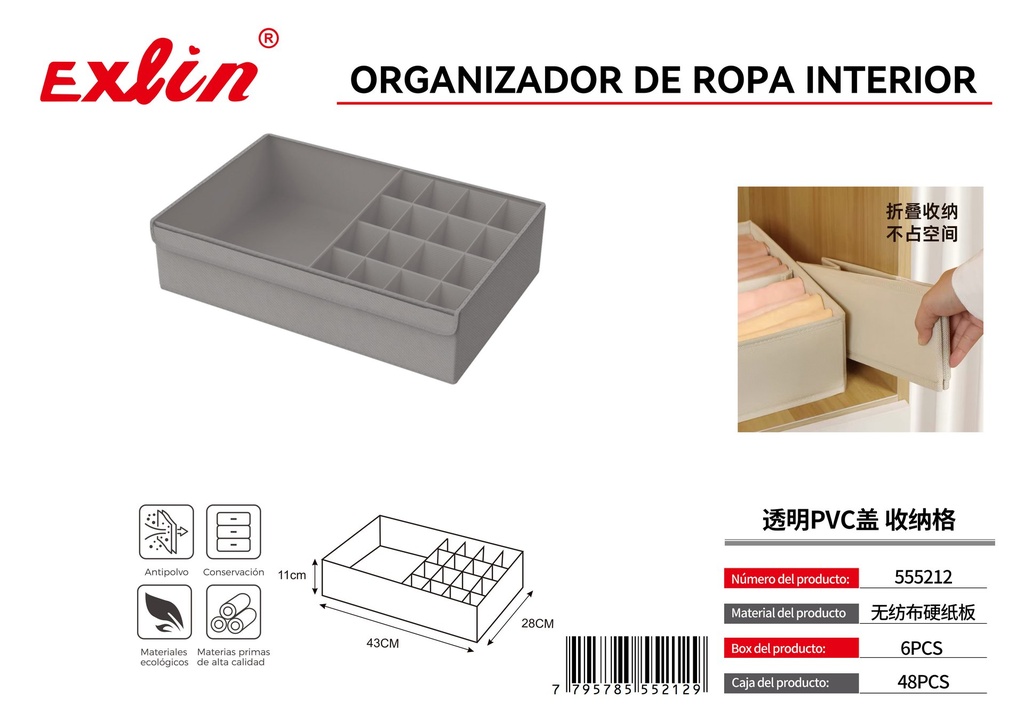 [555212] Organizador de ropa interior