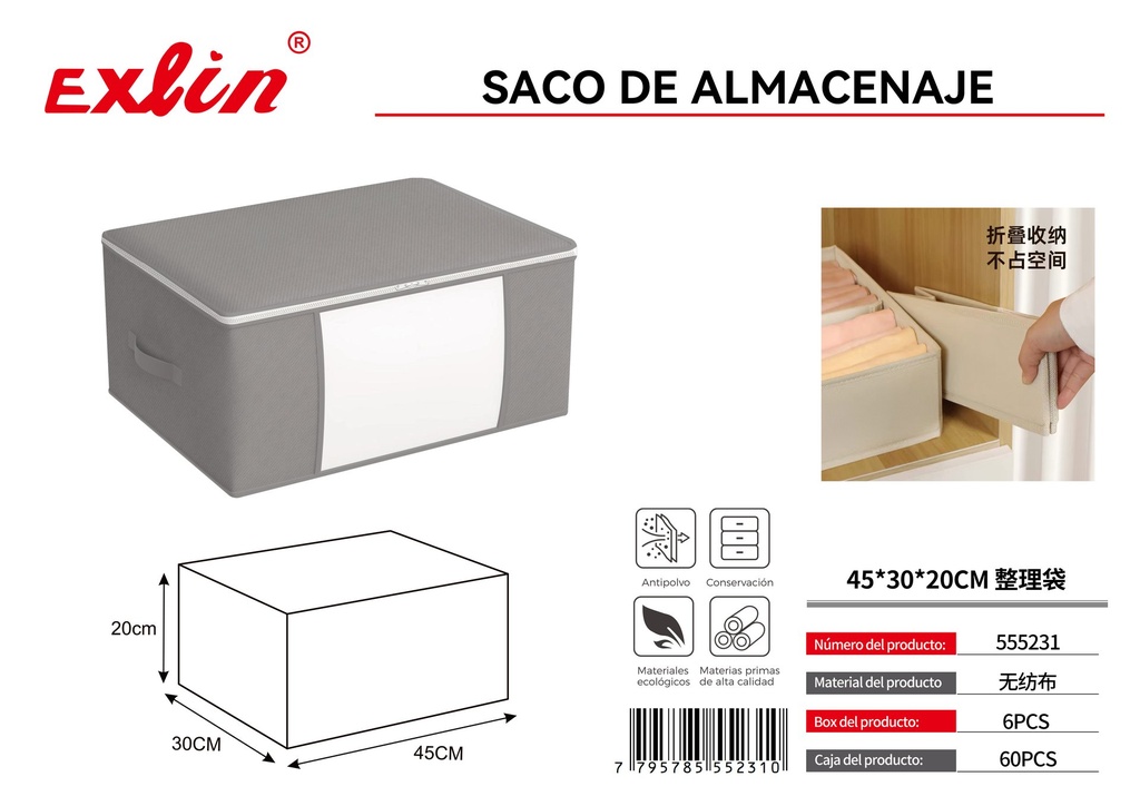 [555231] Saco de almacenaje