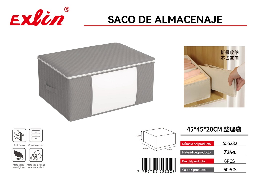 [555232] Saco de almacenaje