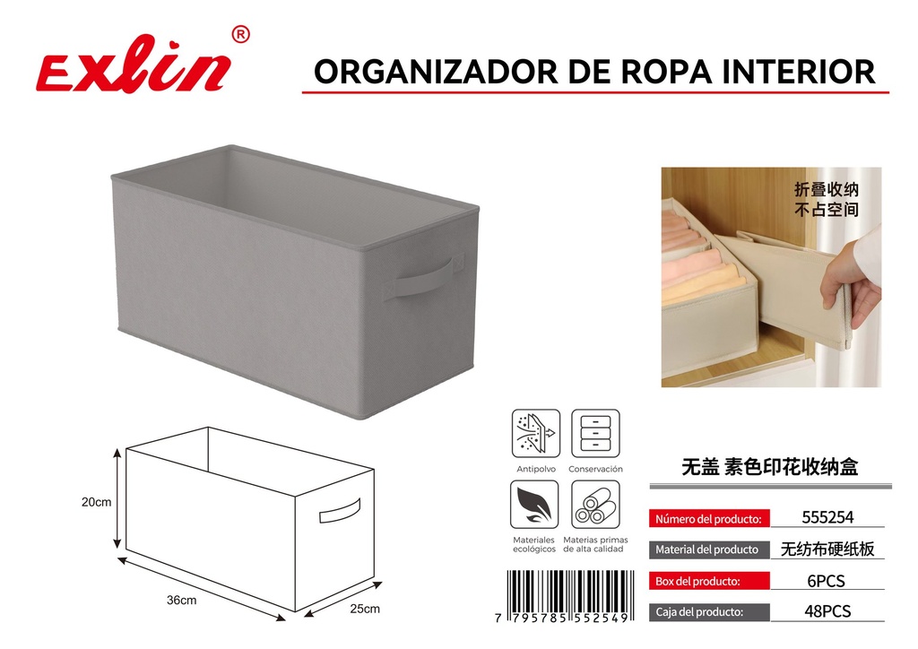 [555254] ORGANIZADOR DE ROPA INTERIOR