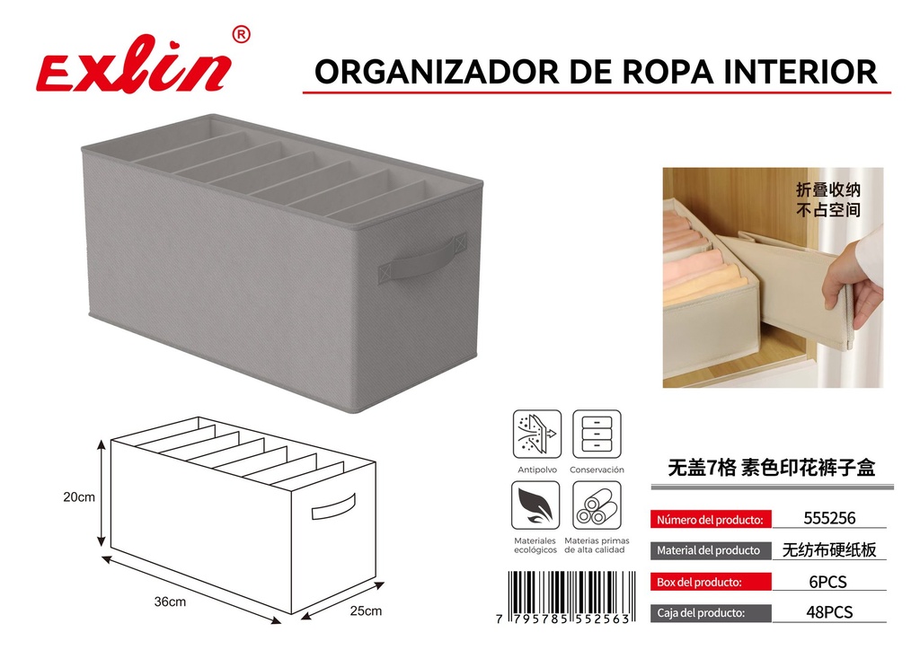 [555256] ORGANIZADOR DE ROPA INTERIOR