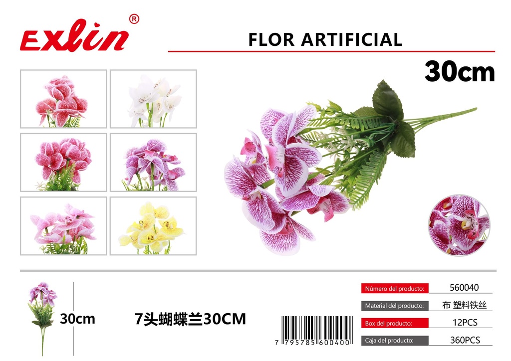 [560040] 7头蝴蝶兰30cm