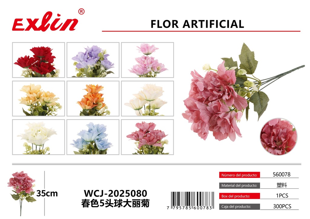 Flores de simulación