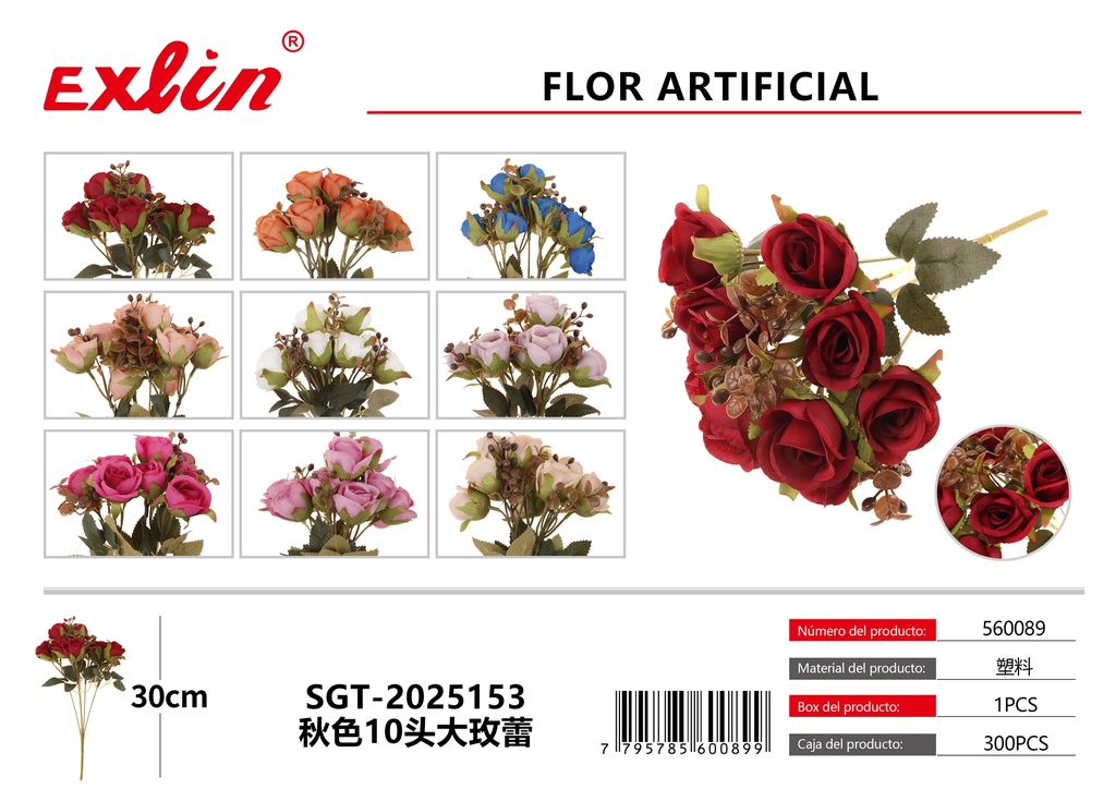 Flores de simulación