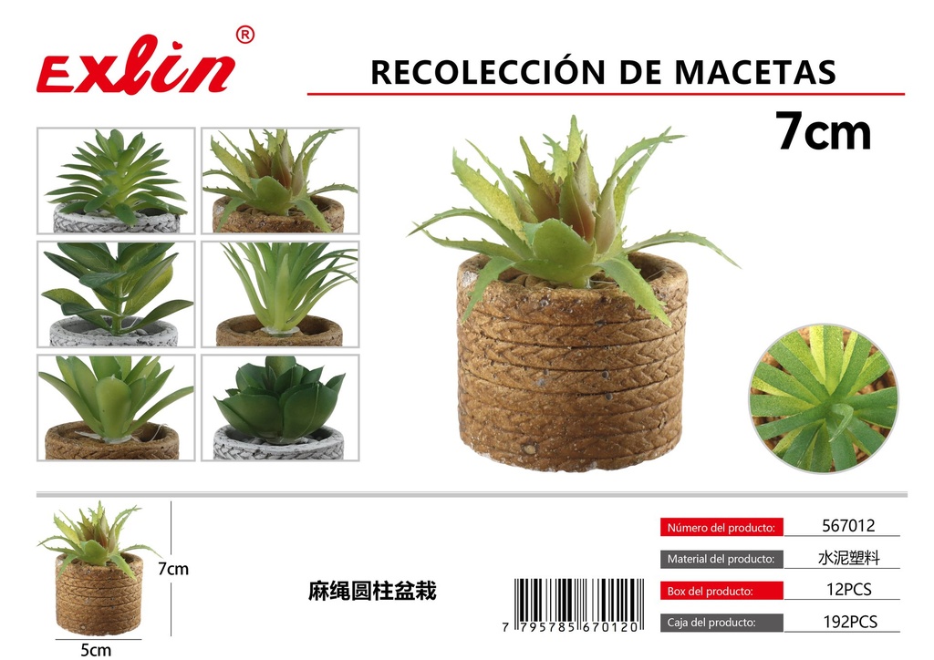 Recolección de macetas