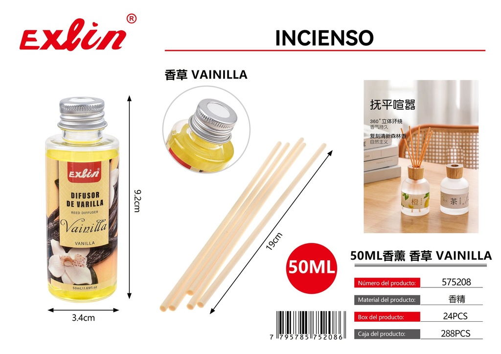 [575208] 50ML香薰 香草 Vainilla（塑料瓶）