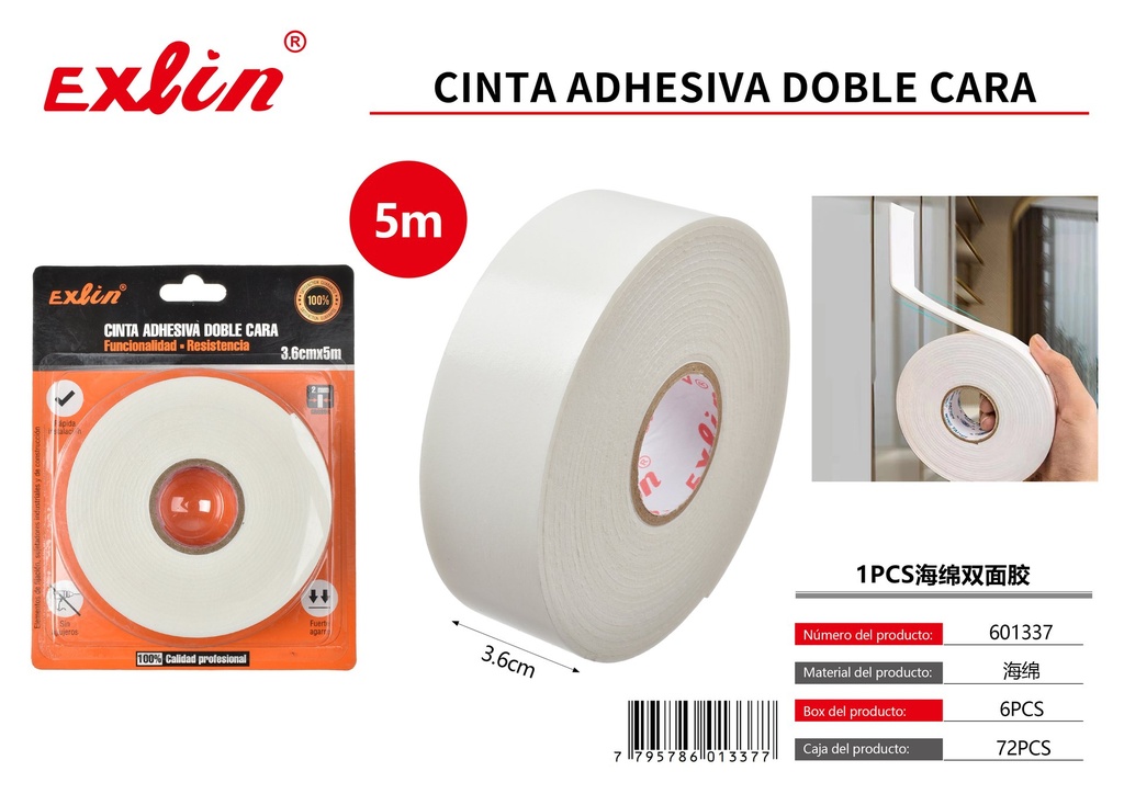 [601337] DOUBLE-SIDED ADHESIVE TAPE