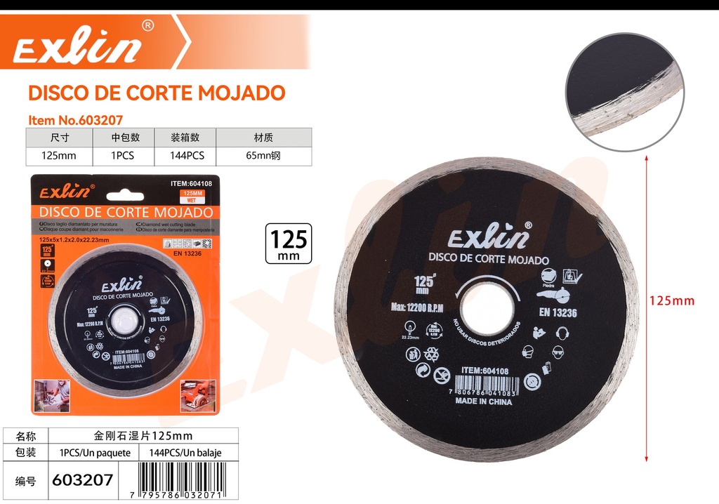 WET CUT-OFF WHEEL