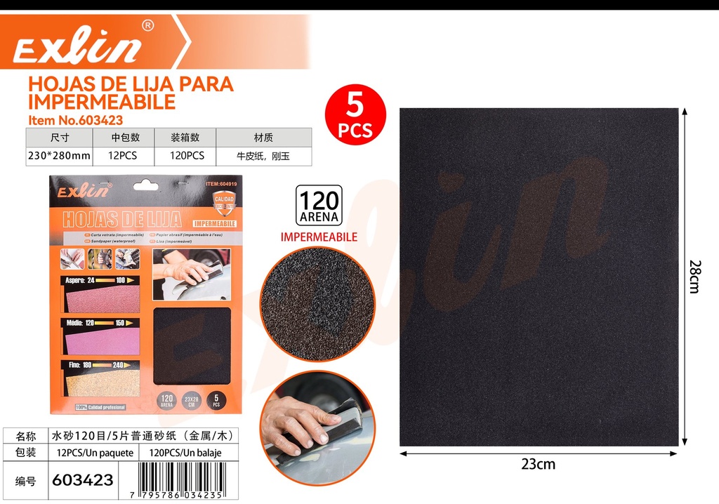 [603423] SANDING SHEETS FOR WATERPROOFING