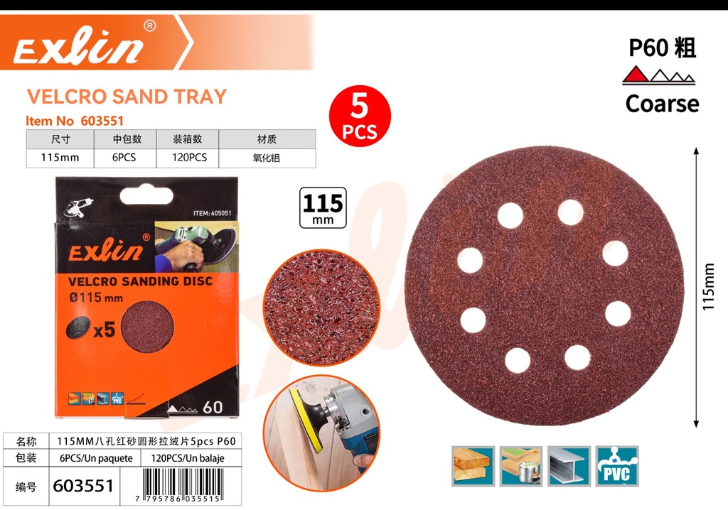 CIRCULAR SANDING SHEETS