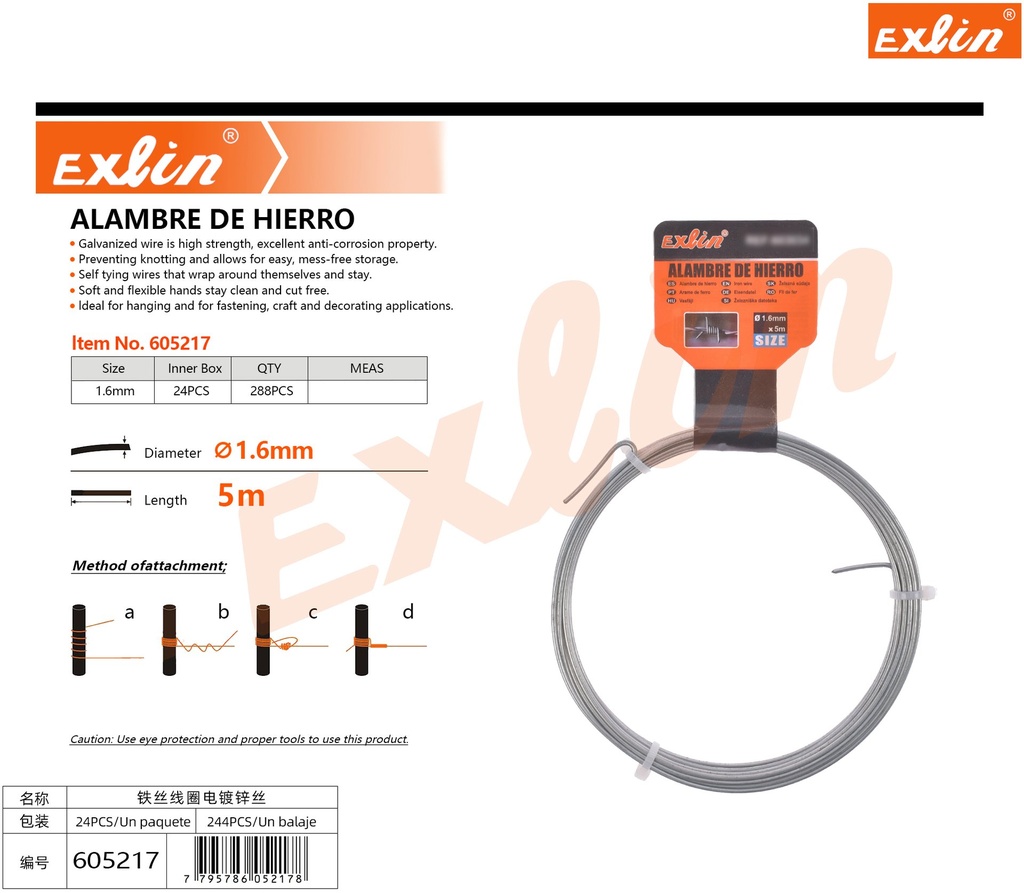 [605217] ALAMBRE DE HIERRO