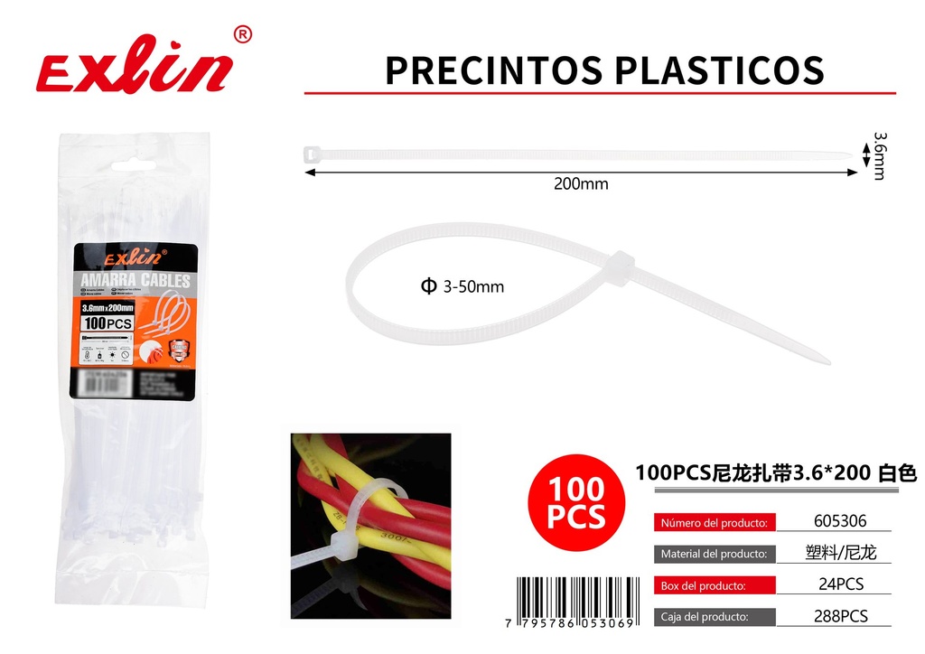 [605306] PRECINTOS PLASTICOS
