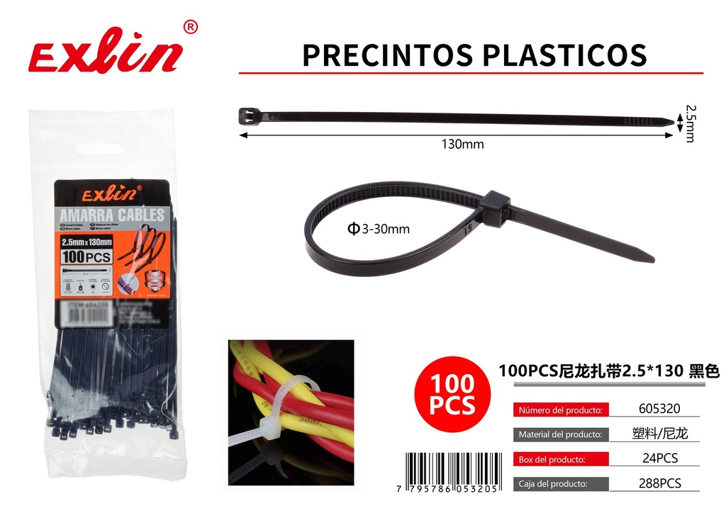 [605320] PRECINTOS PLASTICOS