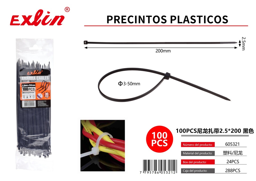 [605321] PRECINTOS PLASTICOS