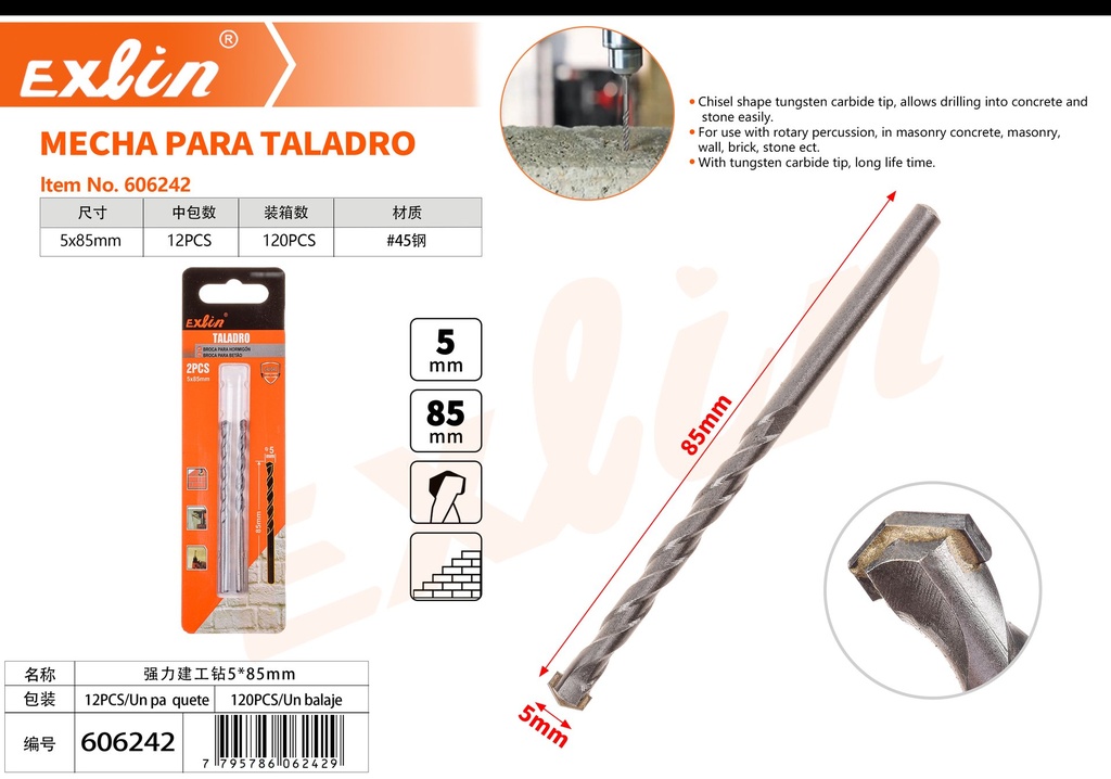 [606242] Mecha para taladro