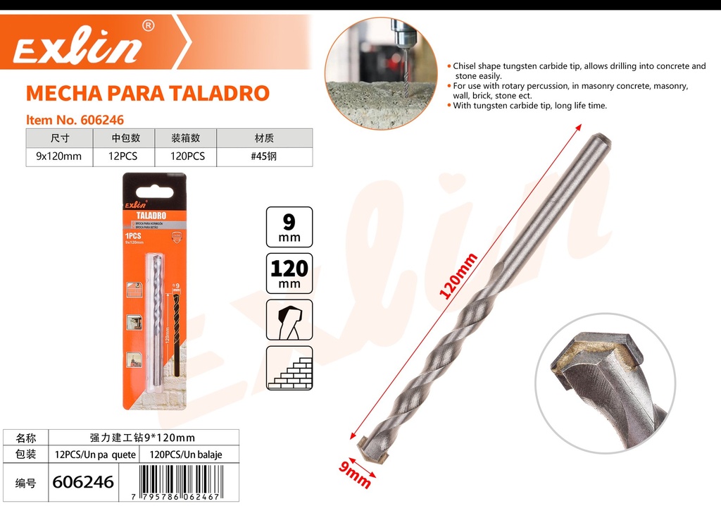 [606246] Mecha para taladro