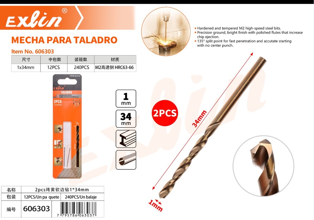 [606303] MEcha para Taladro