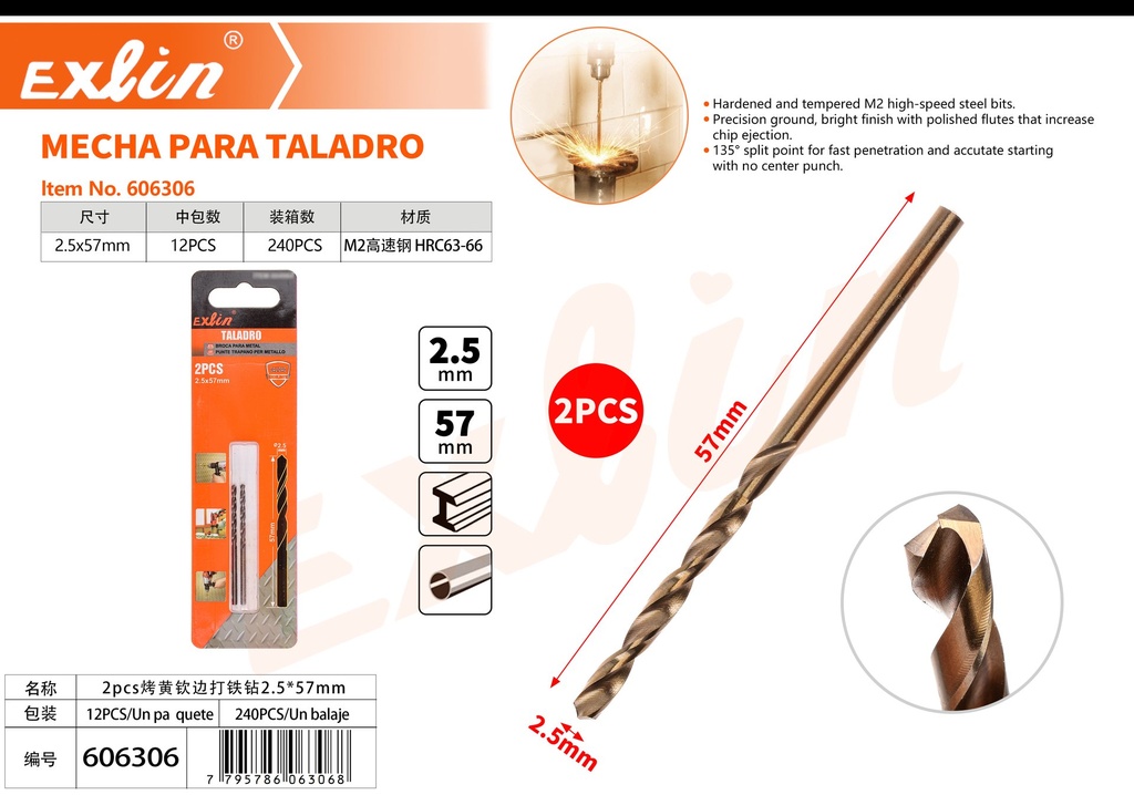 [606306] MEcha para Taladro
