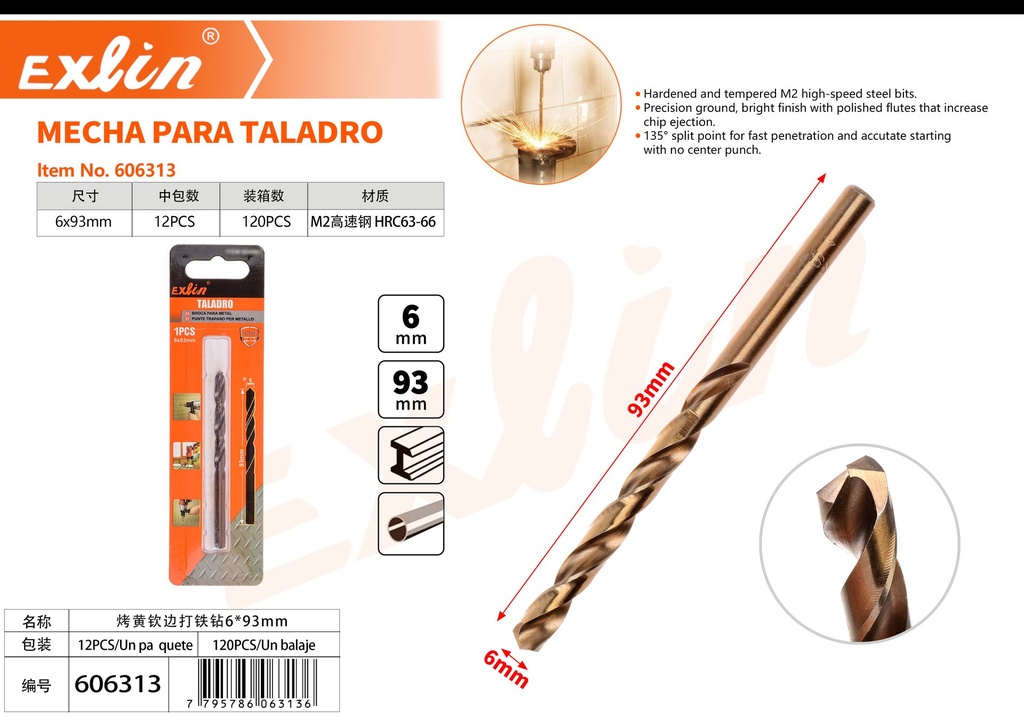 [606313] MEcha para Taladro