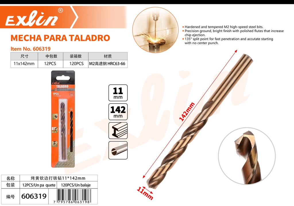[606319] MEcha para Taladro