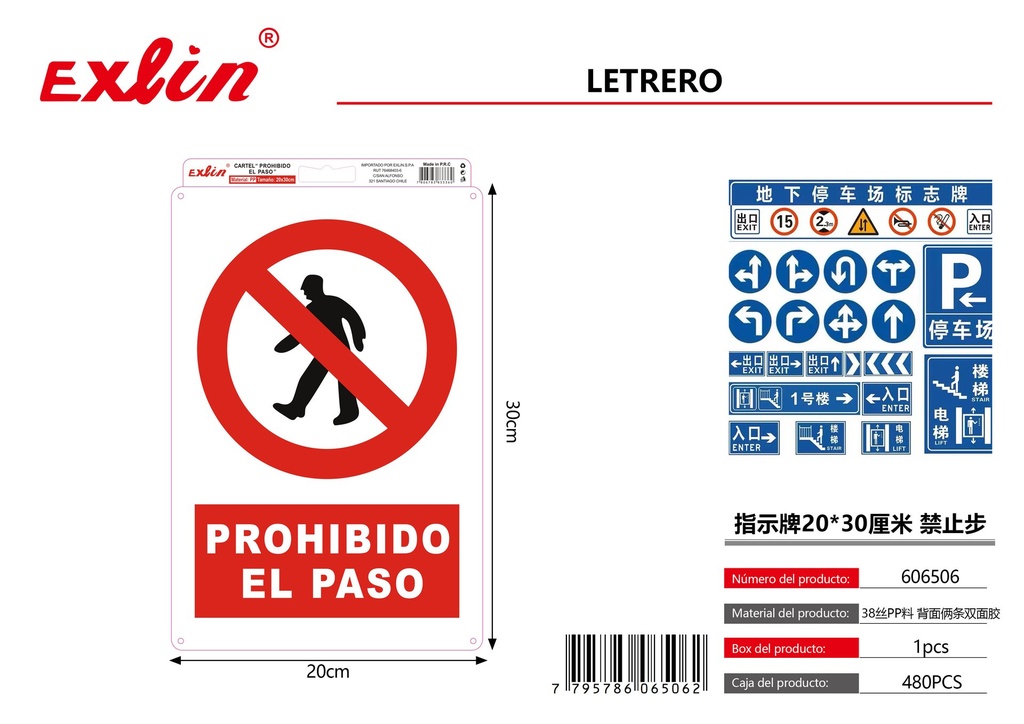 [606506] Letrero