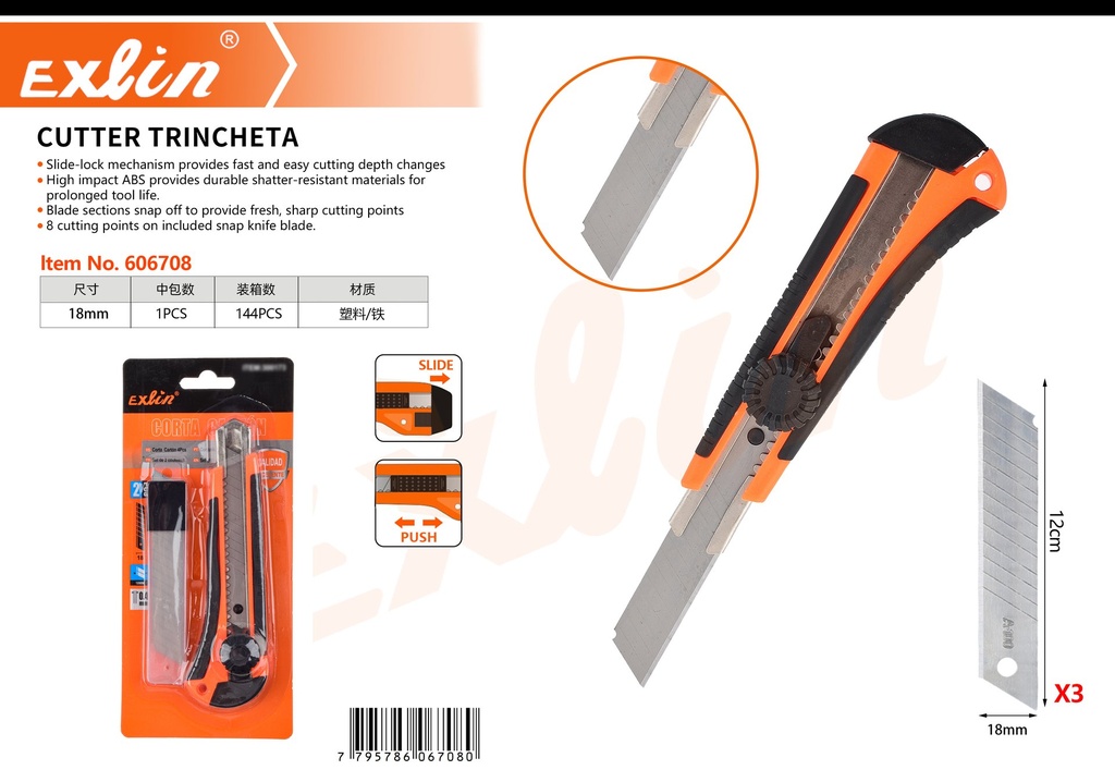 [606708] CUTTER TRINCHETA