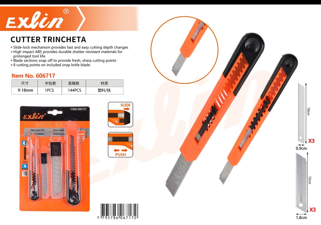 [606717] CUTTER TRINCHETA