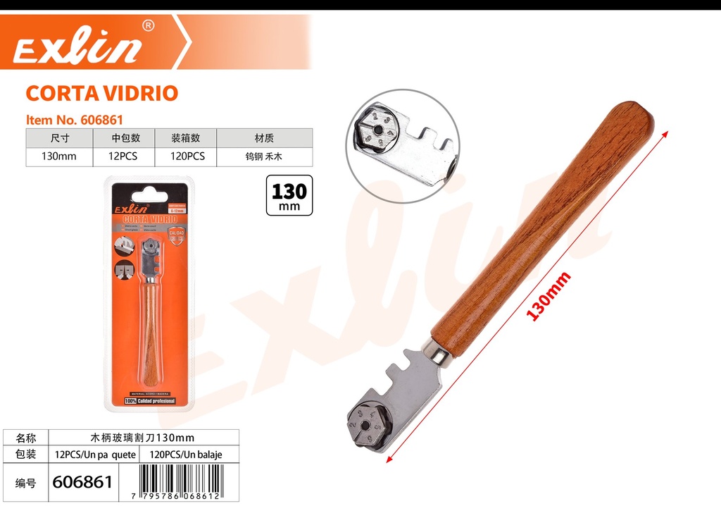 CORTA VIDRIO