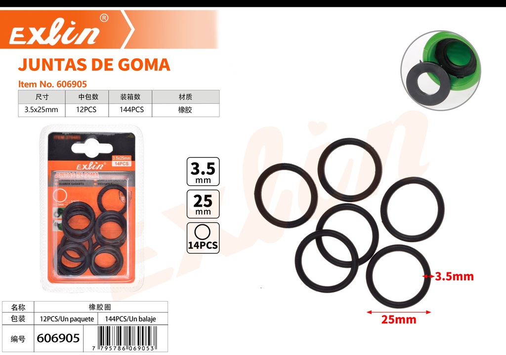 [606905] RUBBER GASKETS