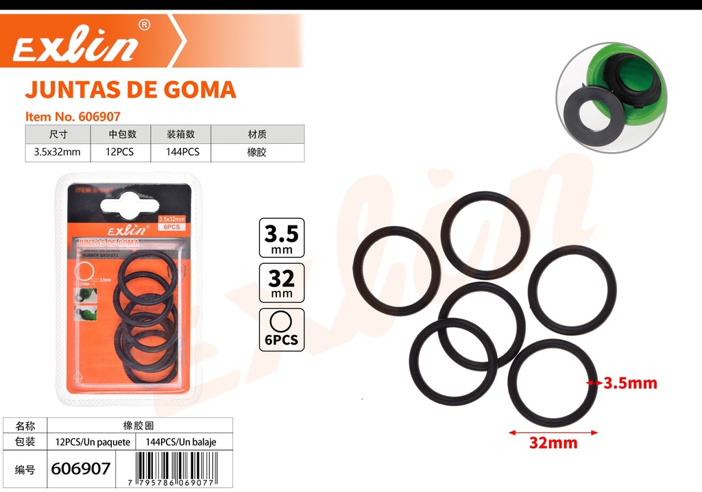 [606907] RUBBER GASKETS