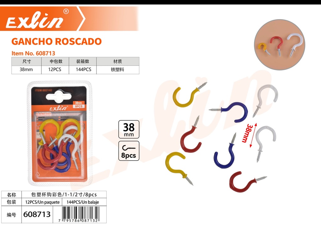 GANCHO ROSCADO