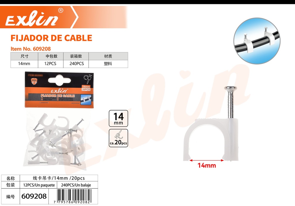 FIJADOR DE CABLE