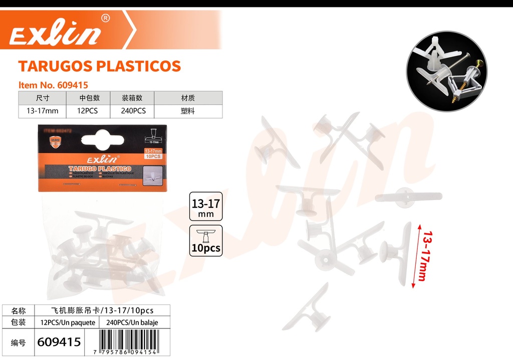 [609415] TARUGOS PLASTICOS