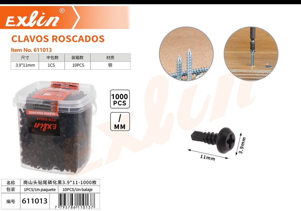 CLAVOS ROSCADOS
